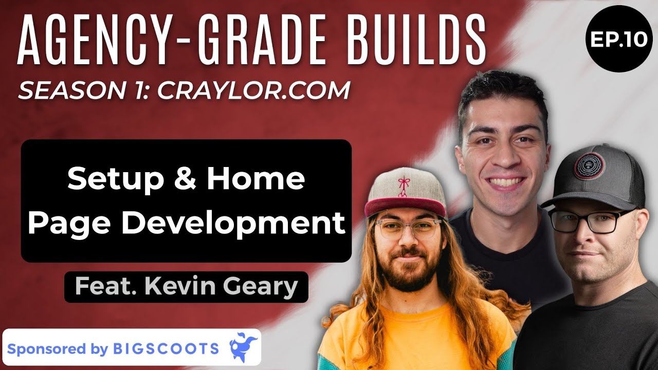Setup & Home Page Development &ndash; craylor.com | Agency-Grade Builds S1E10