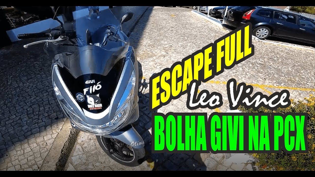 TROQUEI A BOLHA E O ESCAPE DA PCX 150!!!
