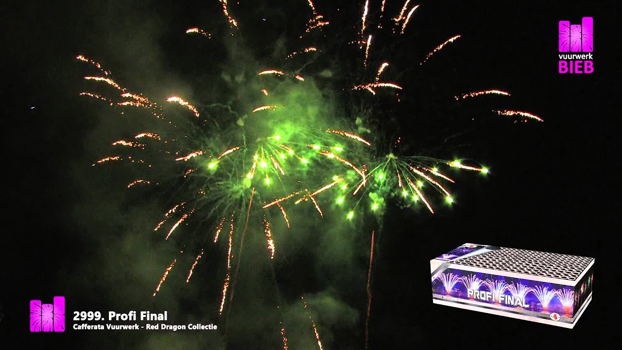 Profi Final - Red Dragon - Cafferata Vuurwerk - Vuurwerkbieb.nl