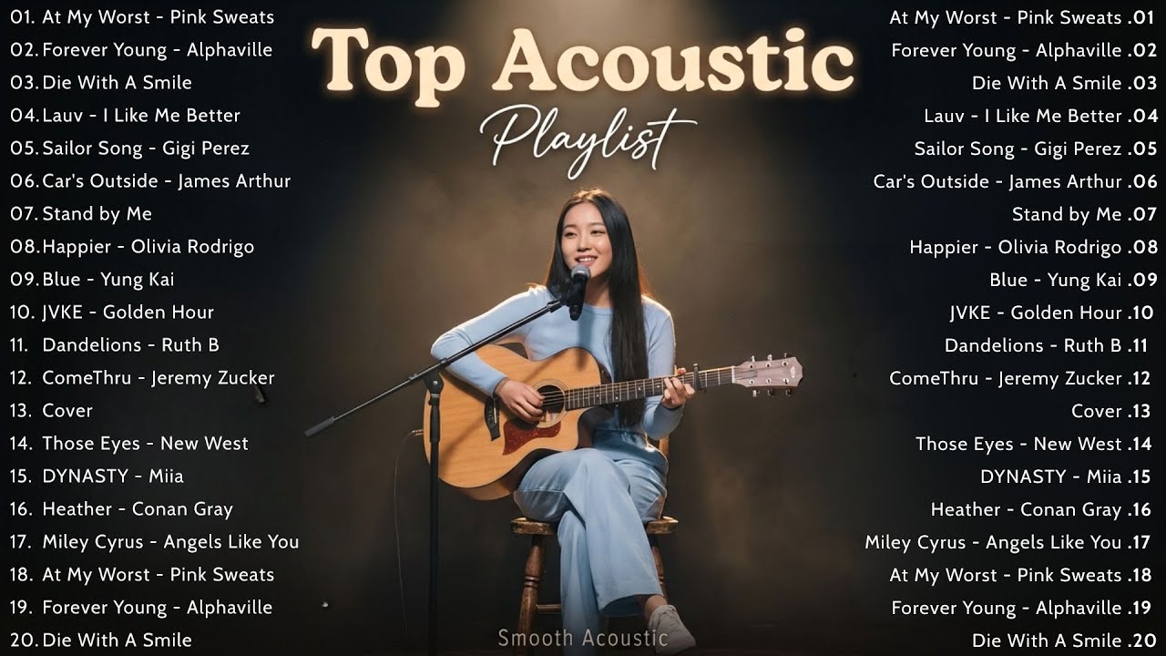 Best Spotify Song 2026 🎵🎧| English Acoustic Love Song | Forever Young, Sailor Song, At my Worst