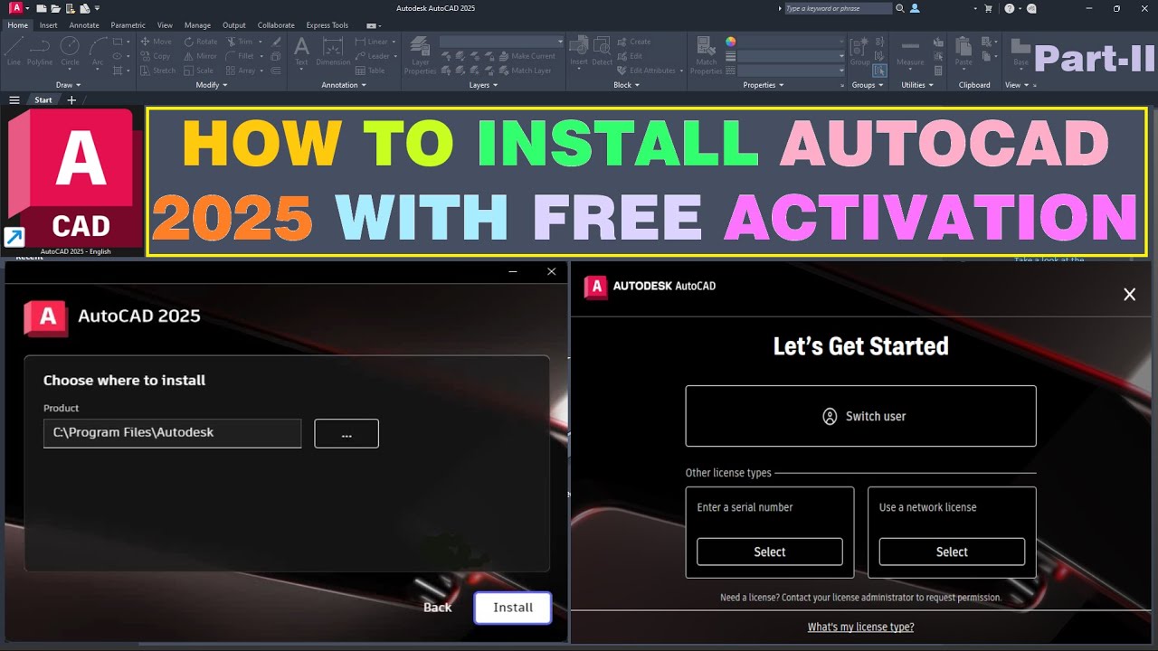 Установите AutoCAD 2025 | студенческая лицензия