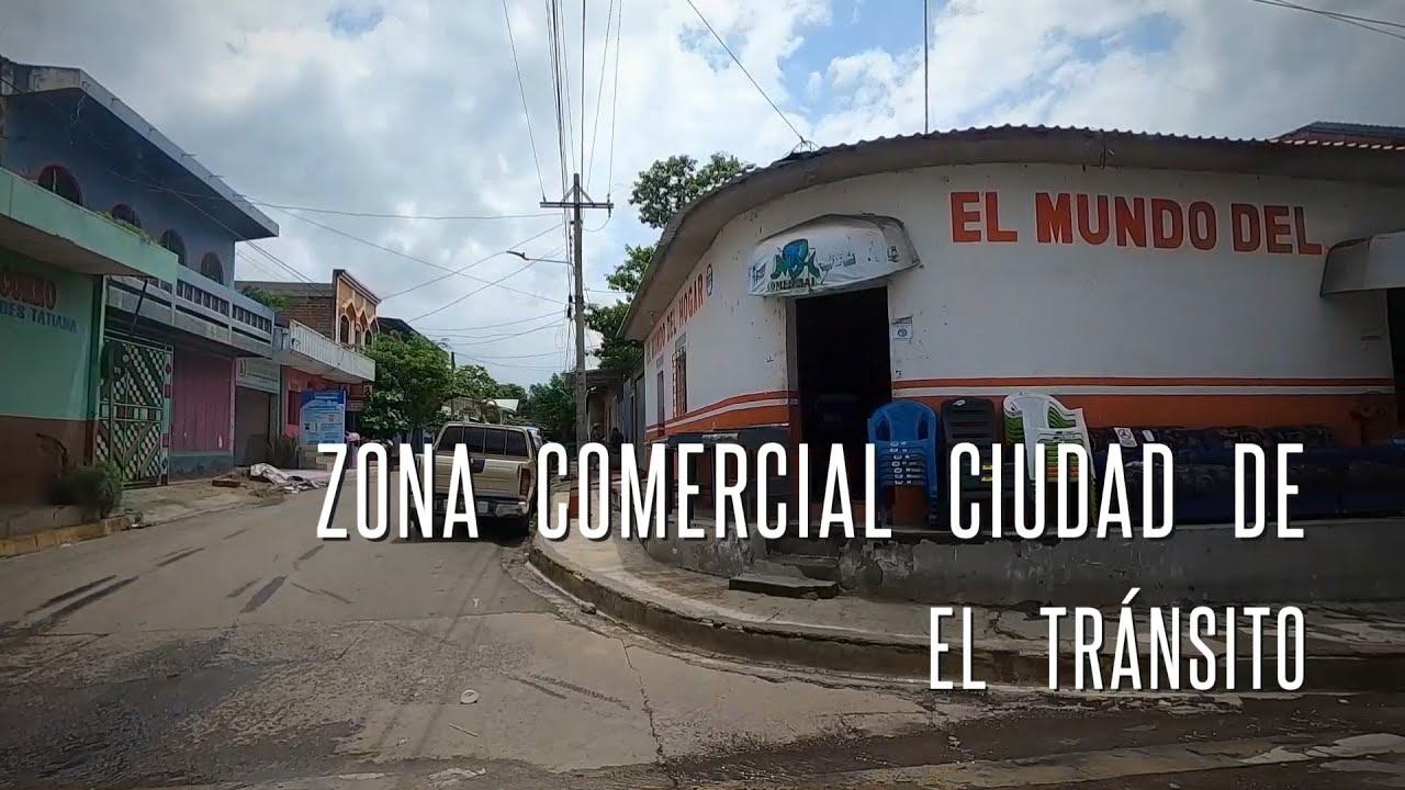 Zona Comercial de la Ciudad de El Tránsito en San Miguel