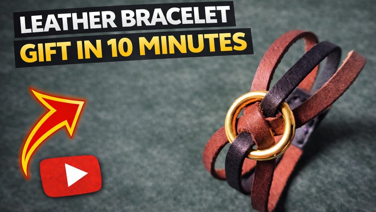 DIY Leather Bracelet | Perfect Gift Idea