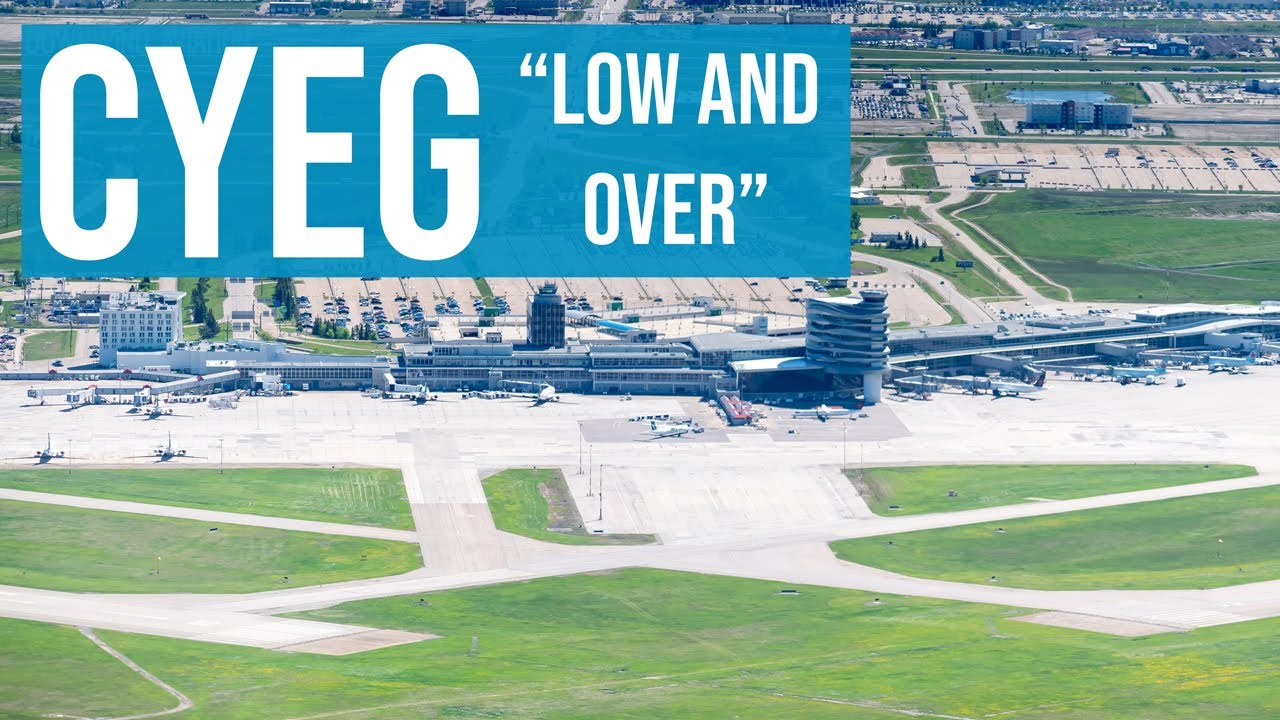 Cessna Low Approach at an International Airport! Edmonton Airport Flyover