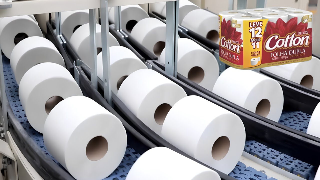 Como é Fabricado o papel higiênico