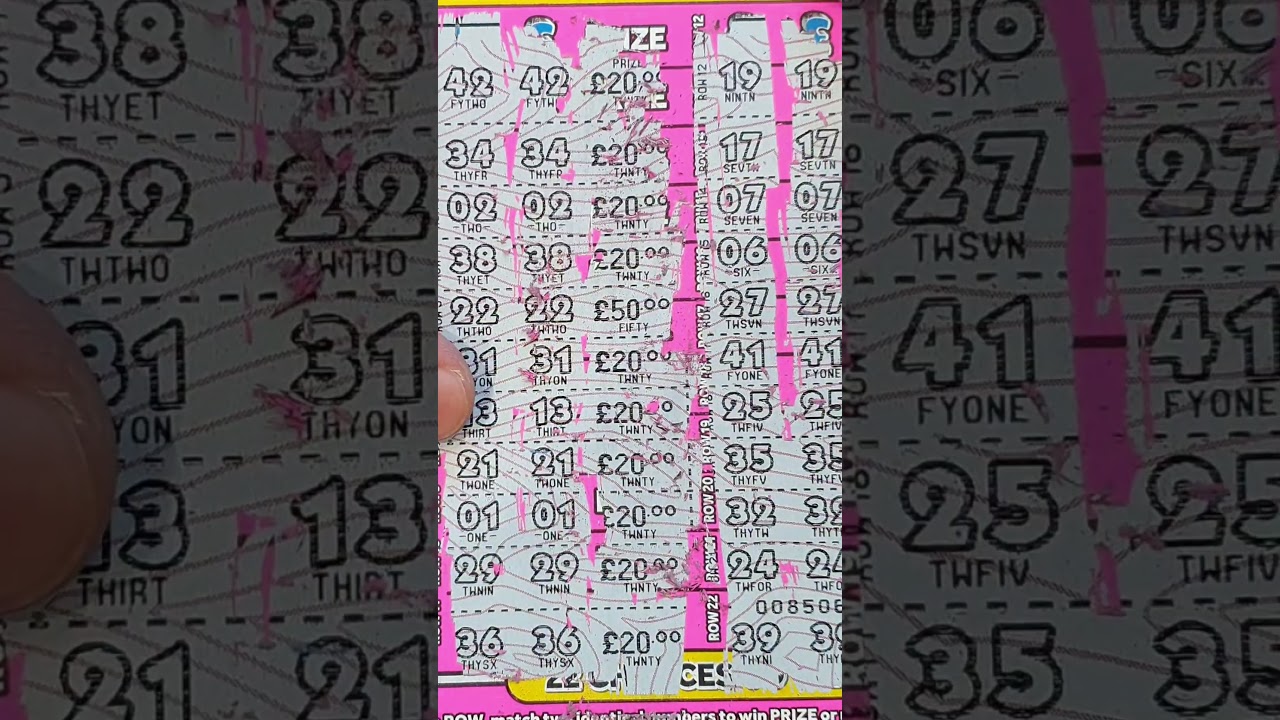 First Jackpot Win Video for Best Odds Guaranteed UK Scratch Card ! Big Win