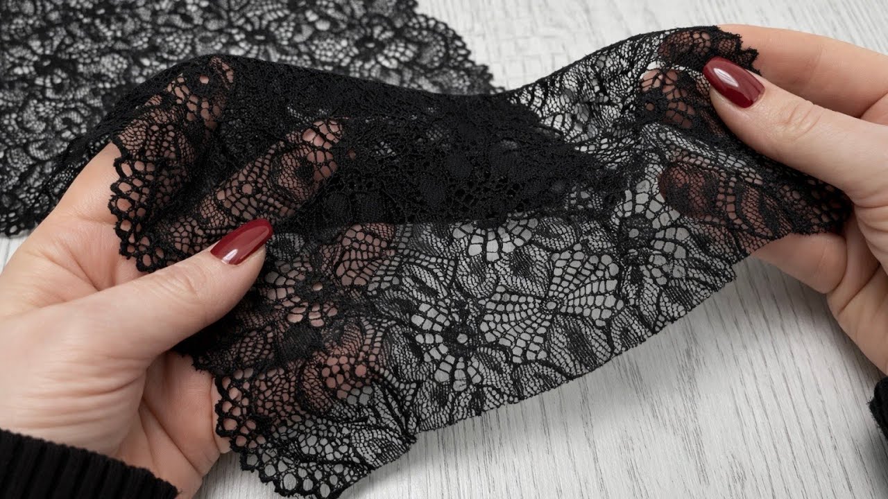 Превратите один кусочек кружева в 2 потрясающих аксессуара | Простой мастер-класс своими руками
