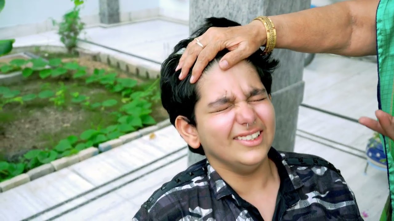 अरे भई लड्डू ने ये क्या करवा लिया / nose piercing