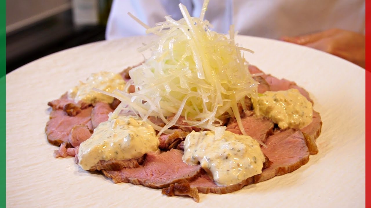 【ツナマヨソース】北イタリアの一番贅沢な前菜　ヴィテッロ　トンナート！【Vitello Tonnato】