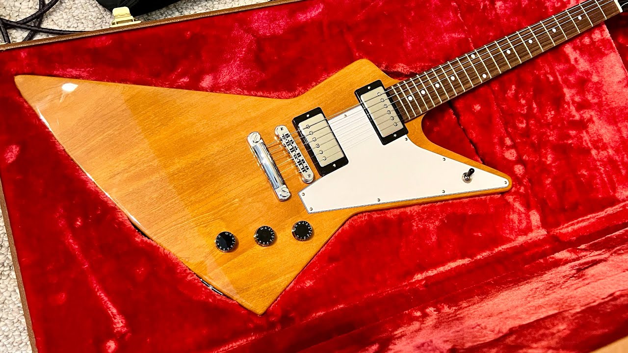 Gibson Explorer Antique Natural Finish: The BEST Playing Guitar I Own?