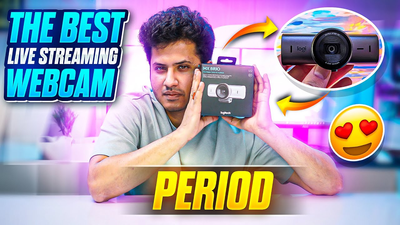 The Best Webcam for Live Streaming | Logitech MX Brio Webcam Review 😍