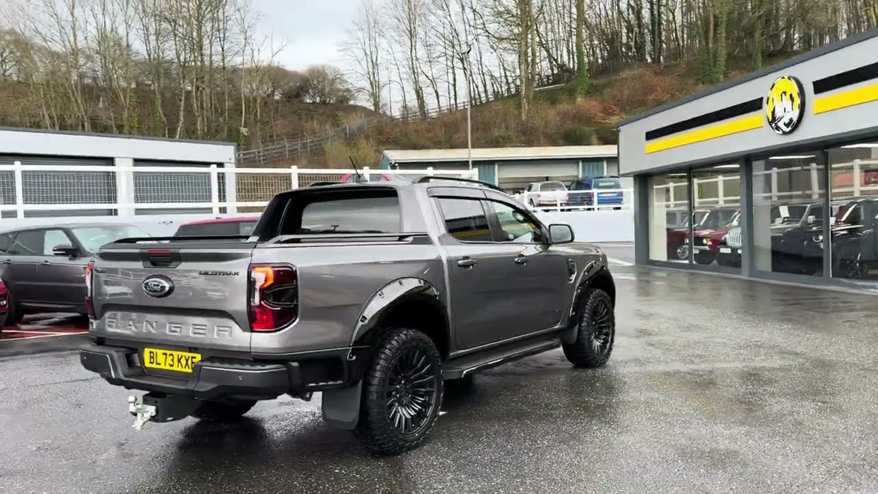 2024 New FORD RANGER 2.0 BLK LBL WILDTRAK Wide Arch Carbonised Grey for sale at Castle Motors