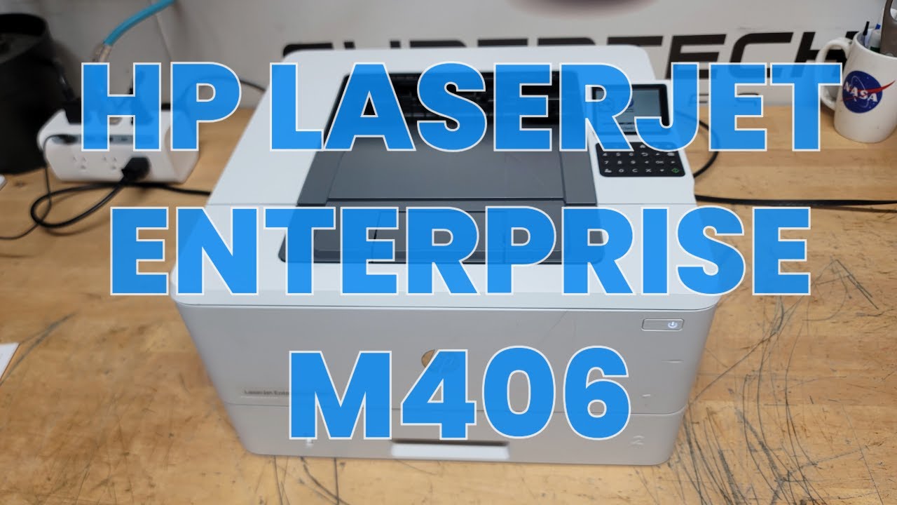 HP LaserJet Enterprise M406 #hp #принтер