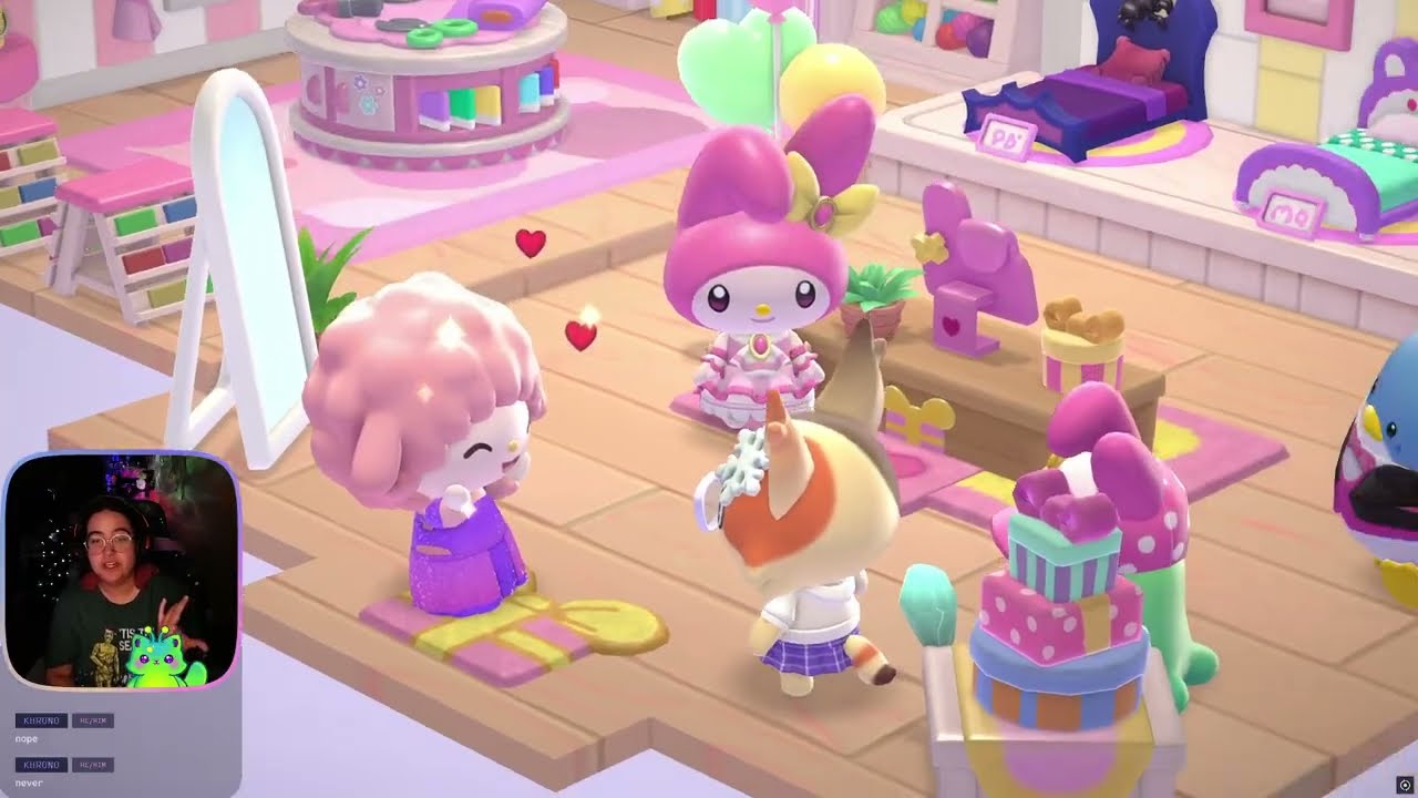 i'm sick but playing hello kitty island adventure and then light up the town | GalaxiaDrea VODs