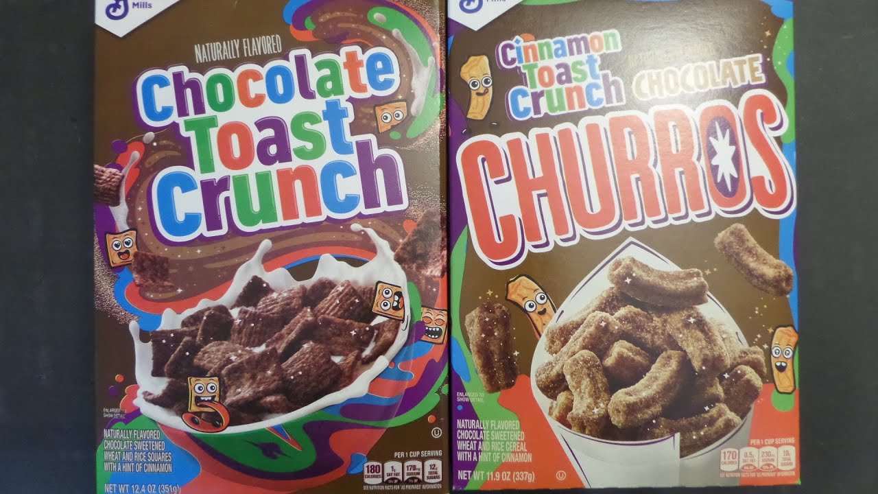 Chocolate Toast Crunch VS Cinnamon Toast Crunch Chocolate Churros!  Best Cinnamon Toast Crunch Ever?