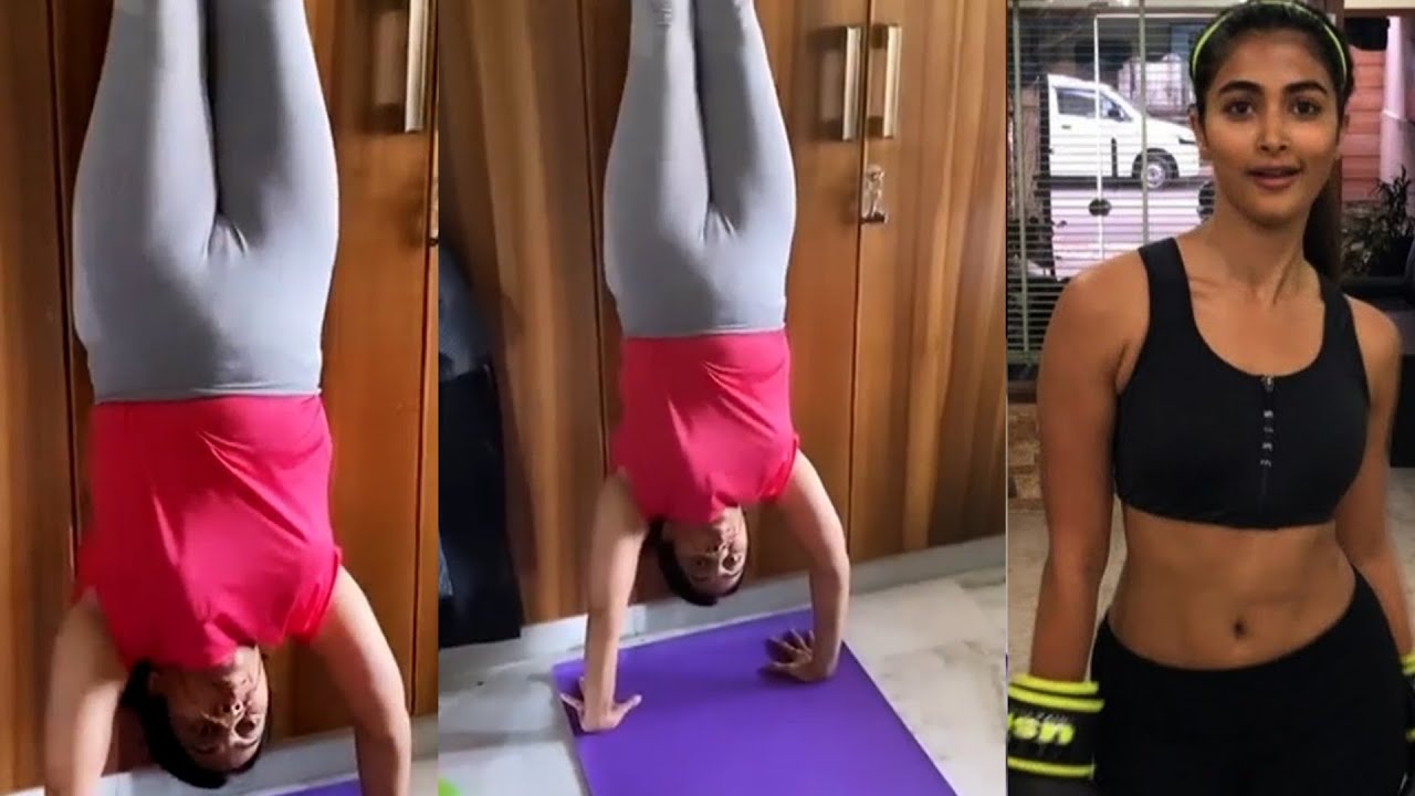 Pooja Hegde Hot and Mind Blowing Workout Gym Workout | Actress Pooja Hegde Fitness Workout Video
