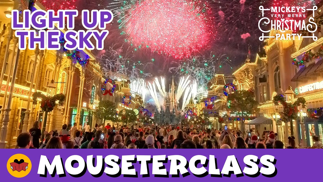 Minnie's Wonderful Christmastime Fireworks FULL SHOW! at Mickey's Very Merry Christmas Party