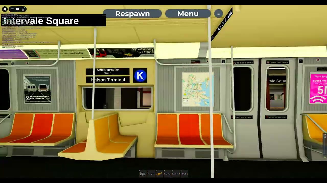 PTA R68 LED set run from Herald Sq to Halson Terminal