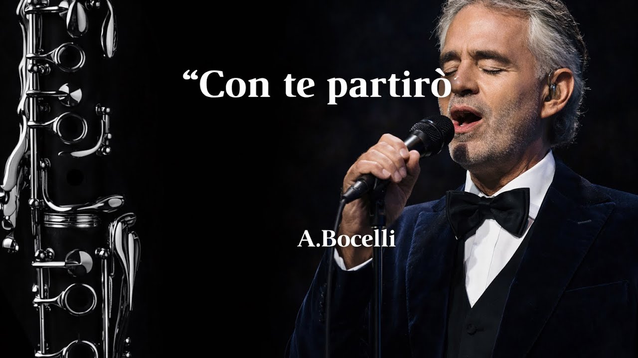 Con te partirò (A.Bocelli) - Clarinet Solo + Musical Accompaniment