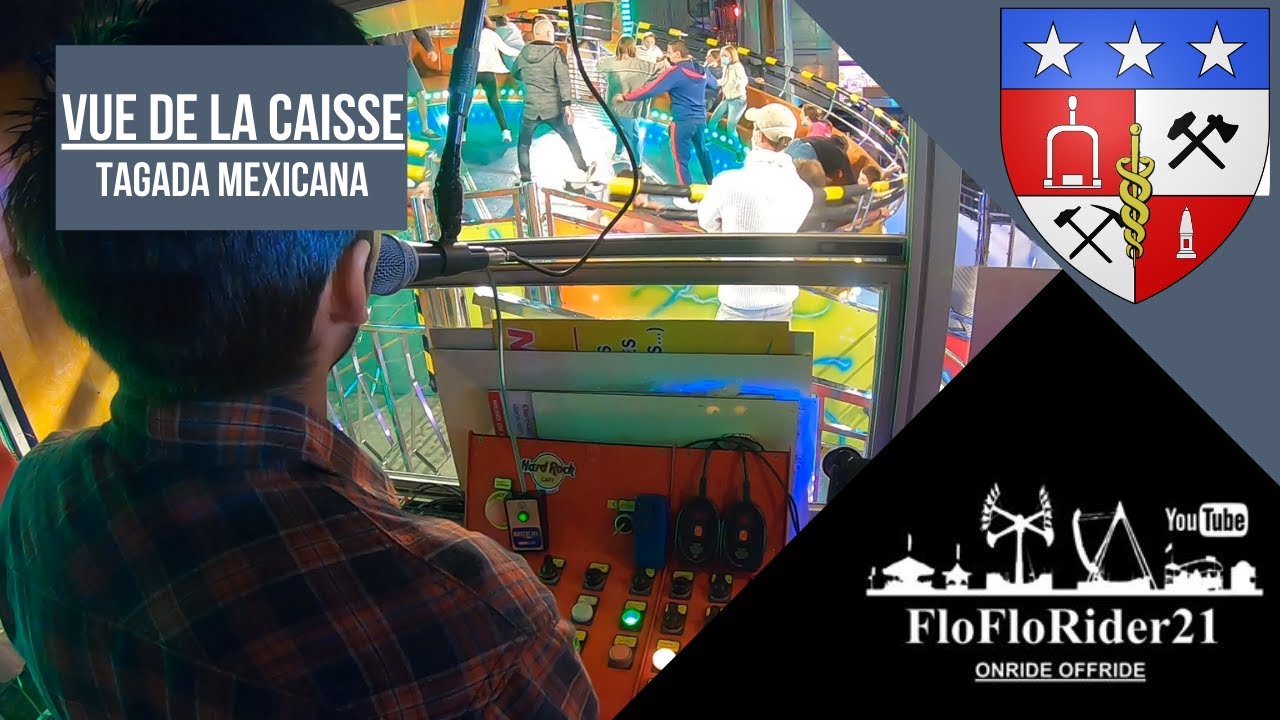 Tagada Mexicana Vue de la Caisse Fête Foraine de Montceau-les-Mines 2020