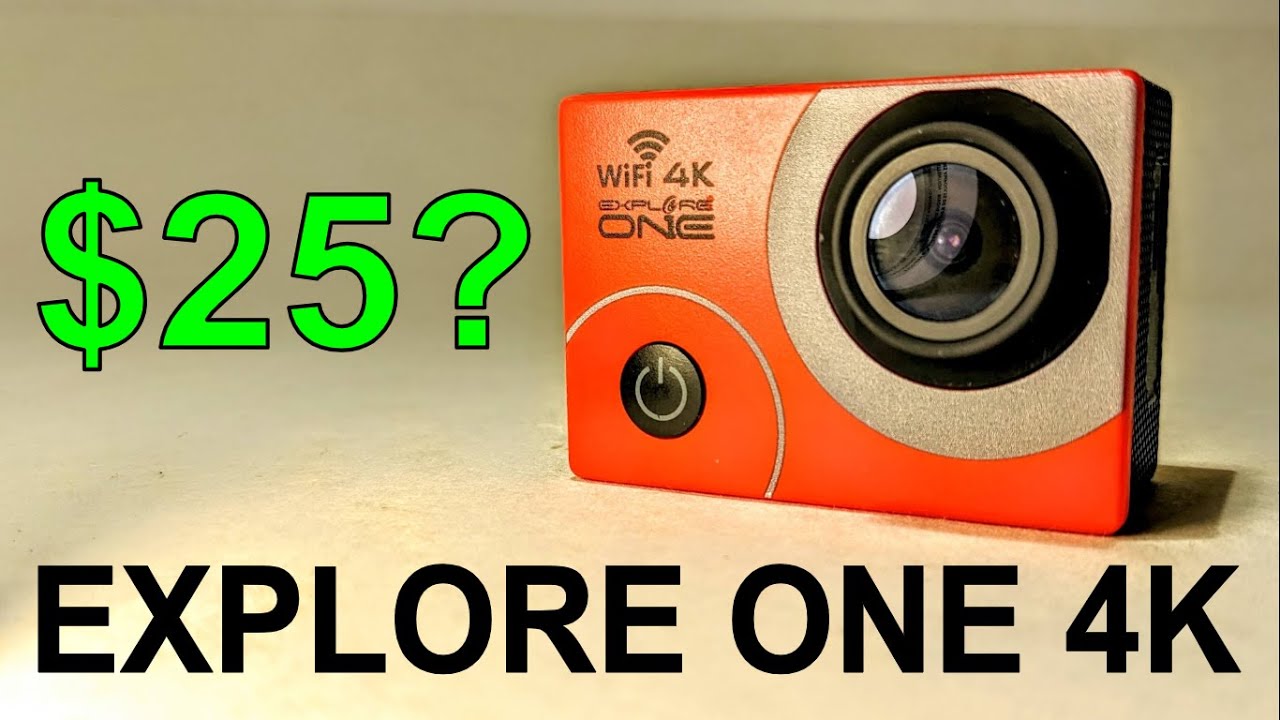 $25 4K Action Camera? ExploreOne 4K Wi-Fi Action Camera Review