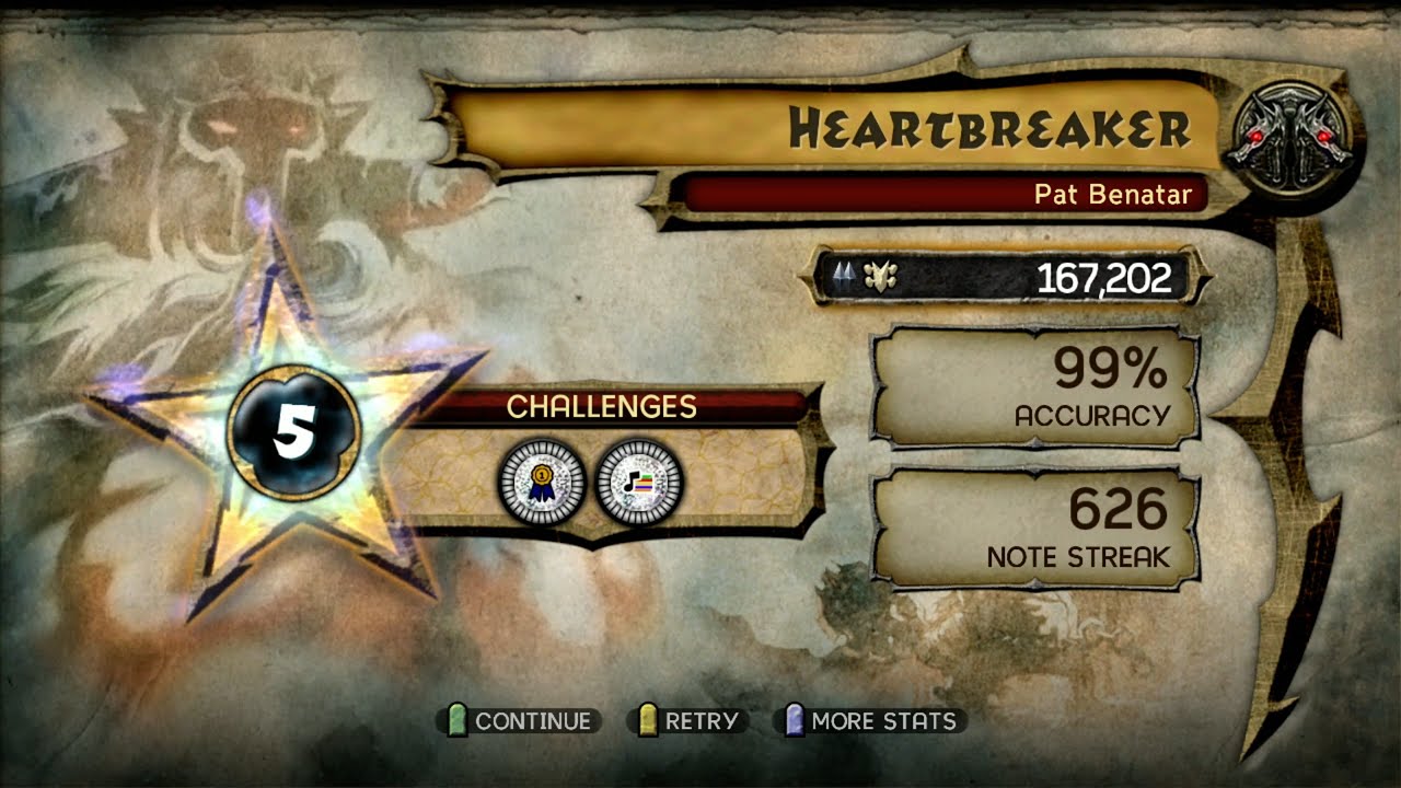 Guitar Hero: Warriors of Rock 99% Heartbreaker on Bass (167,202)