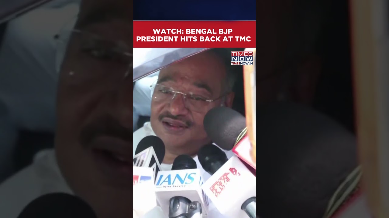 Bengal BJP President Samik Bhattacharya Reacts Strongly To TMC's &lsquo;Double Disaster&rsquo; Jibe #Shorts