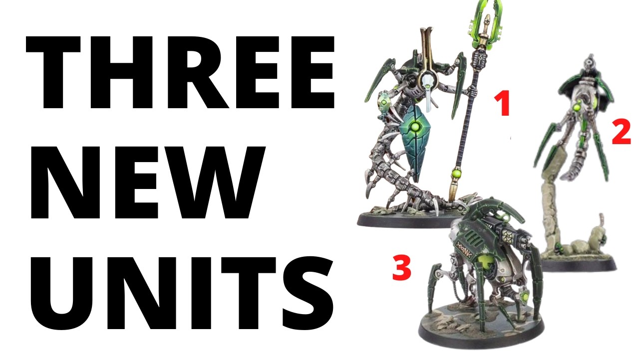 Three New Units for Warhammer 40K Necrons - Geomancer, Tomb Crawler and Canoptek Macrocytes Reviewed