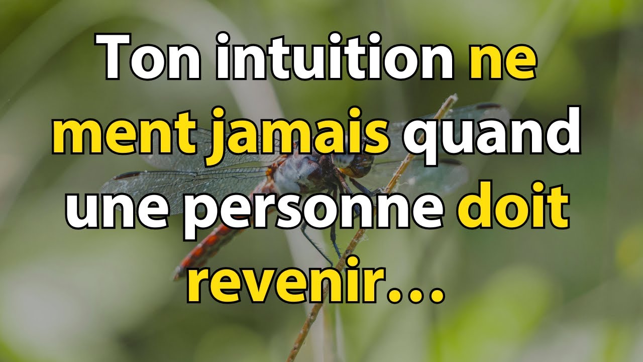 Cette personne REVIENDRA. Ton INTUITION NE SE TROMPE PAS | Carl Jung