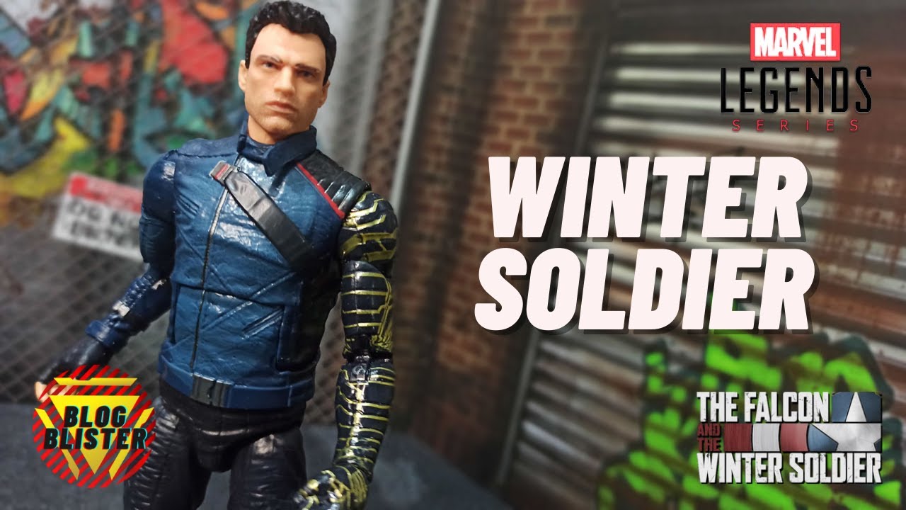 Marvel Legends Winter Soldier Bucky Disney Plus Falcón and the Winter Soldier Revision en Español