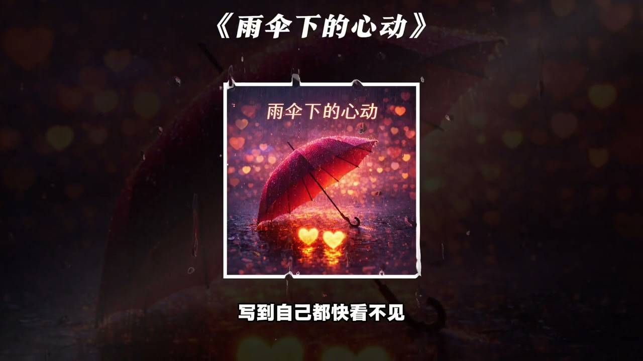 《雨伞下的心动》｜华语流行情歌｜雨天暧昧暗恋｜甜蜜治愈抒情｜AI生成音乐｜AI SONG LAB