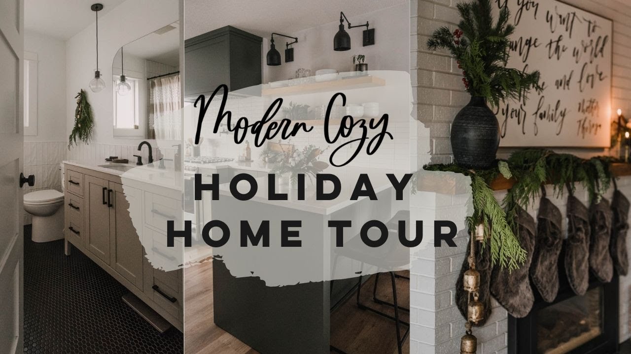Modern Christmas Decoration Ideas | Our family holiday home tour