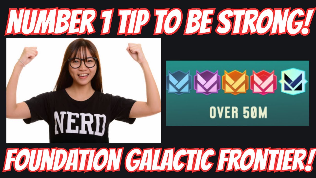 Совет номер 1, как стать сильным в Foundation Galactic Frontier!
