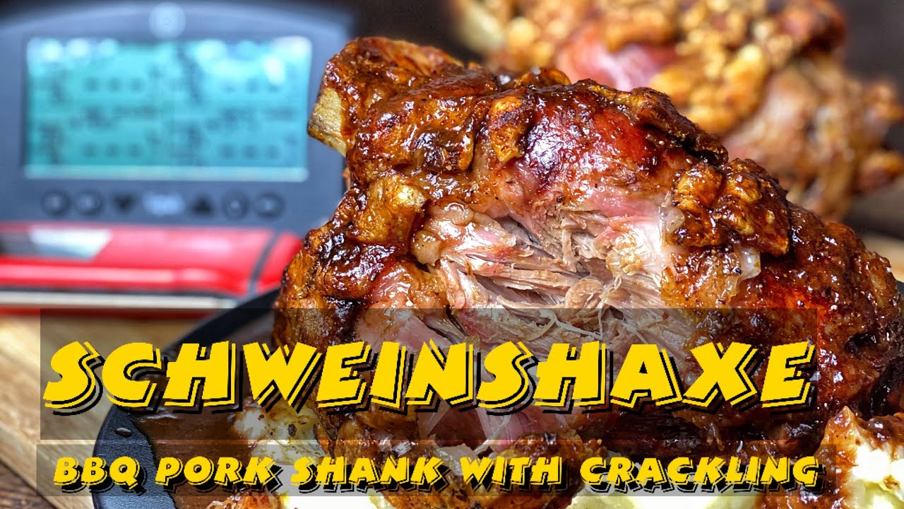 Schweinshaxe | BBQ Pork Shank | Slow Cooked Pork Knuckle With Crispy Crackling