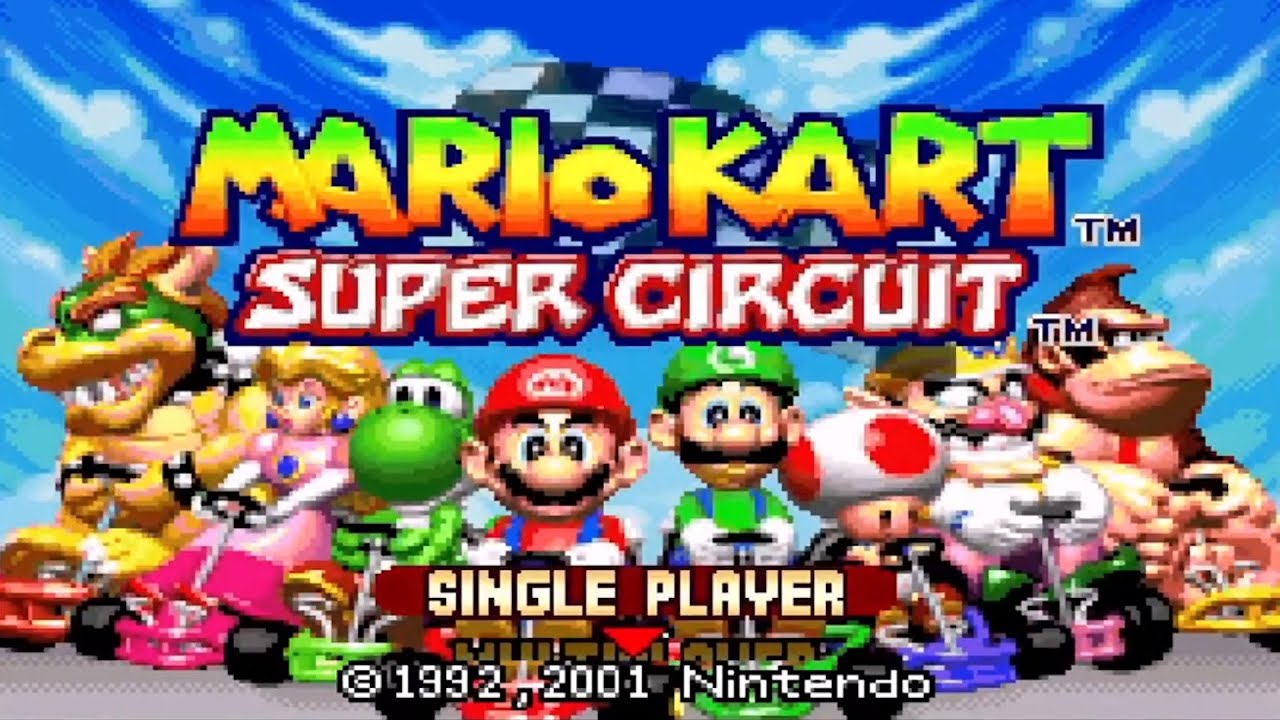 Stephen Plays: Mario Kart Super Circuit (Using The Keyboard!) | GiantGrotle