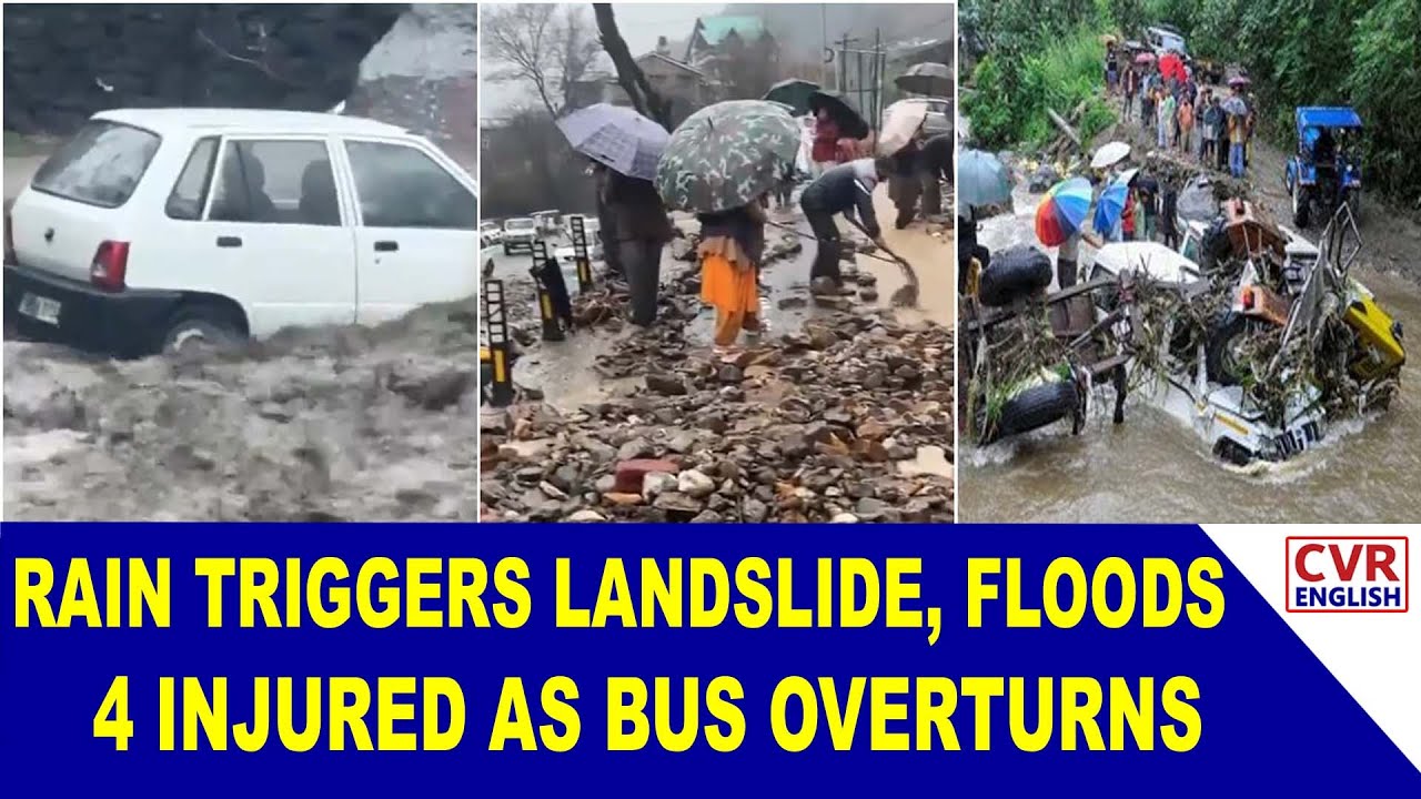 Himachal : Heavy rain, Several Vehicles Damaged Due To Flash Floods In Kullu |CVR English