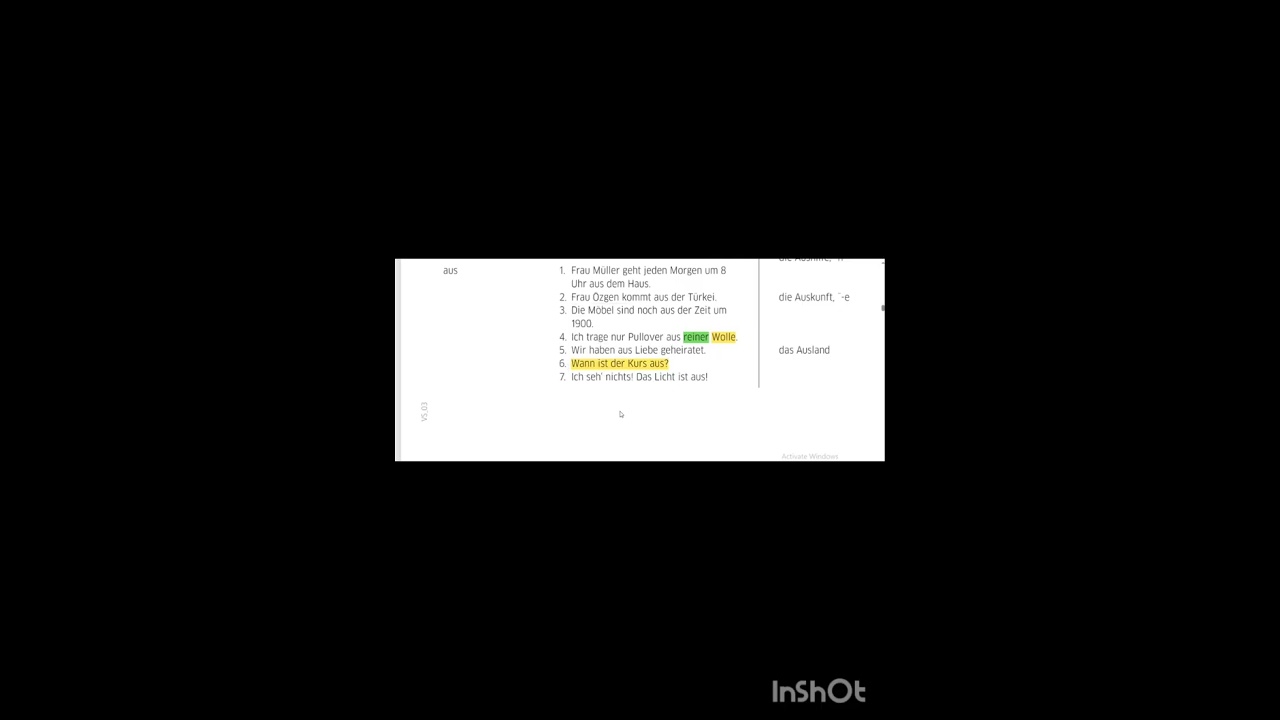 آموزش لغات آلمانی سطح B1 / جلسه هفتم
