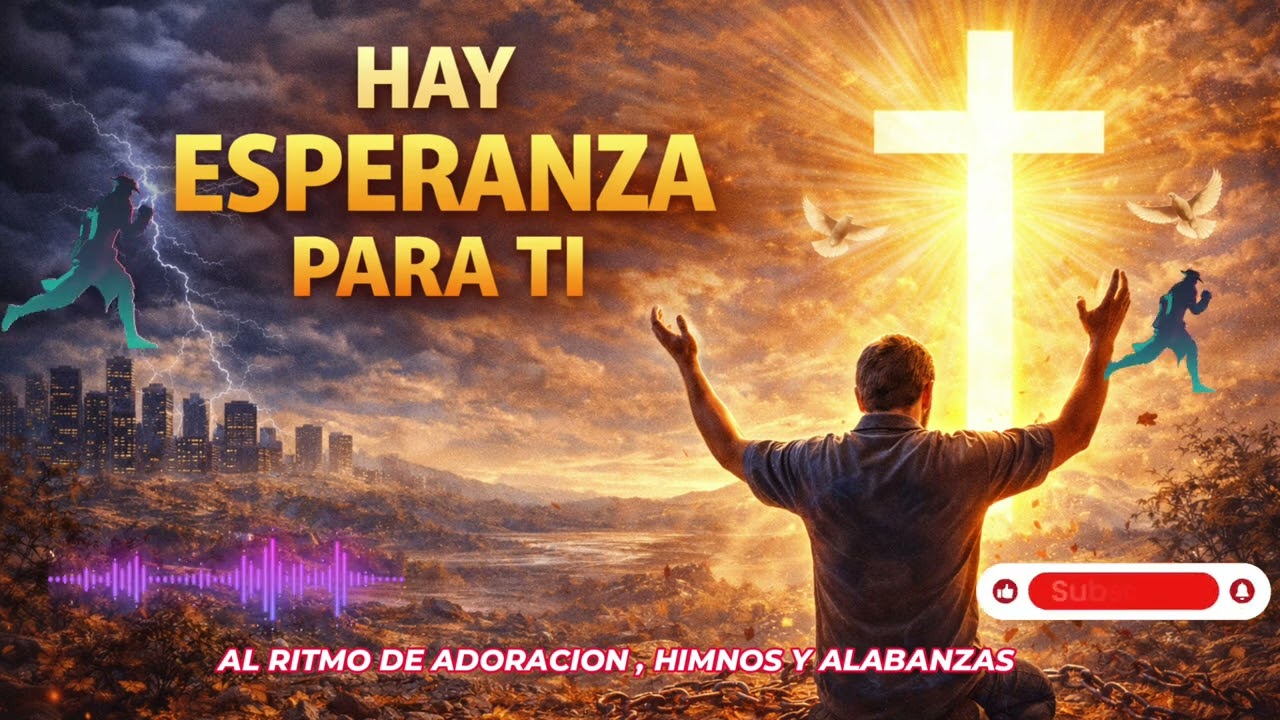 HAY ESPERANZA PARA TI. Al Ritmo de Adoración, Himnos y Alabanzas.  #musica #jesus #fe #jesuschrist