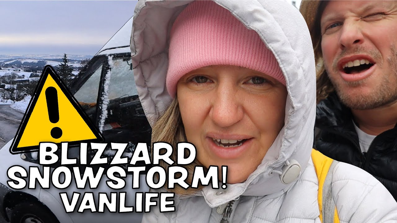 Nowhere to Camp, Too Much Snow (Winter VanLife in the UK)