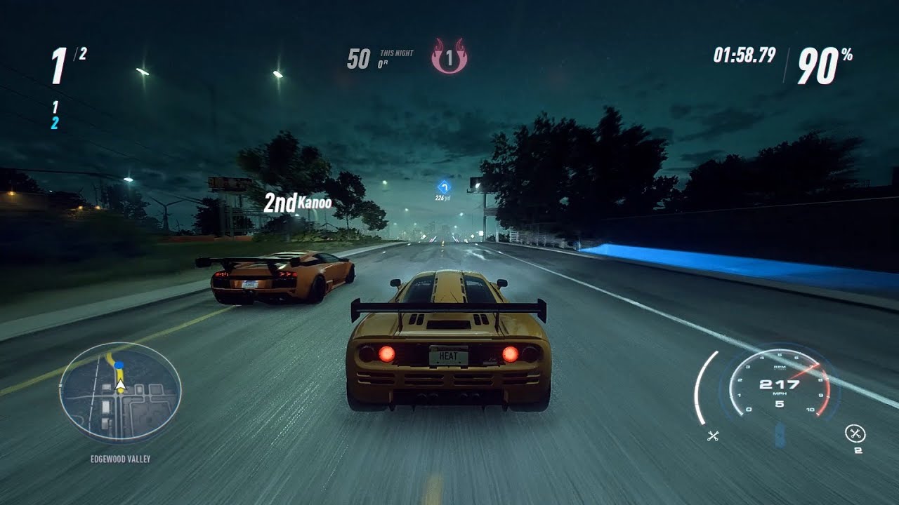 Need For Speed Heat - All Duel Races | Mclaren F1 Black Market DLC (vs. F40, Murcielago & Ford GT)
