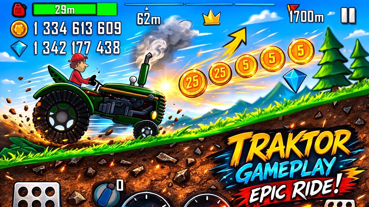 World’s Craziest Comeback in Hill Climb Racing 🏆🔥 Gaming by lueigaming 