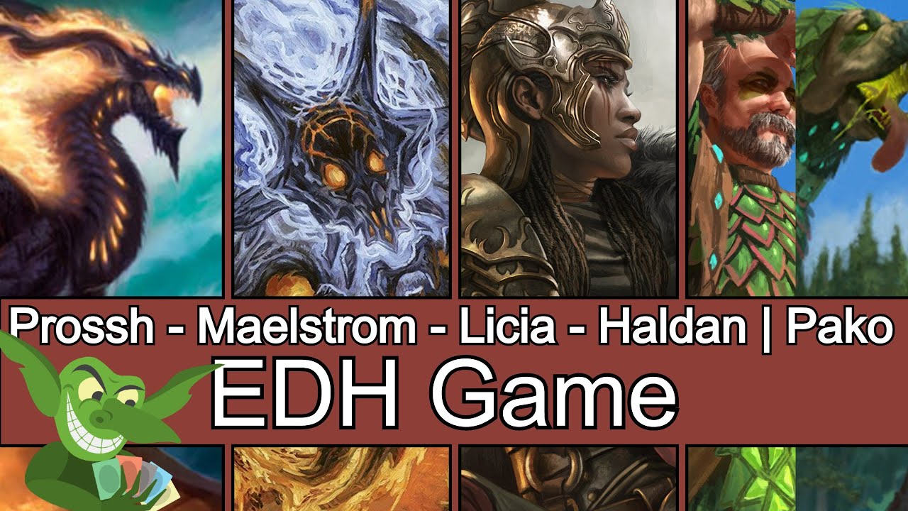 Prossh vs Maelstrom Wanderer vs Licia vs Haldan | Pako EDH / CMDR game play for Magic: The Gathering