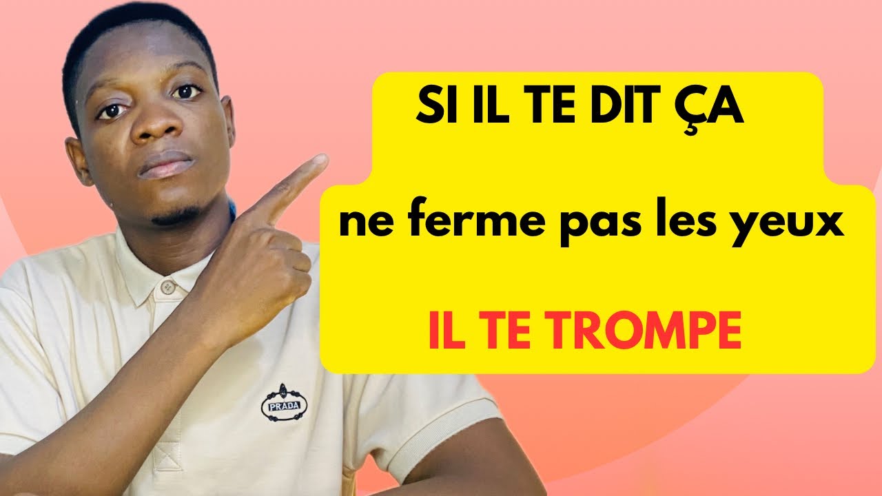 QUAND IL TE TROMPE , c’est la première des choses qu’il te dit 😱 La majorité des femmes ignorent 