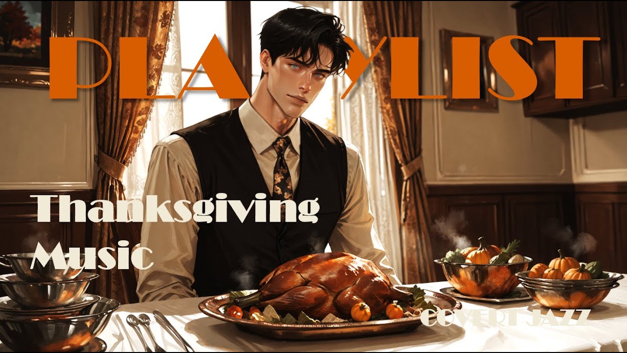 Warm Thanksgiving Jazz 🍂 Cozy Autumn Ambience for Study & Relaxing