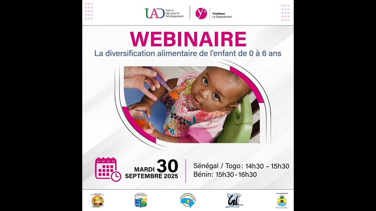 Webinaire – La diversification alimentaire de l’enfant de 0 à 6 ans