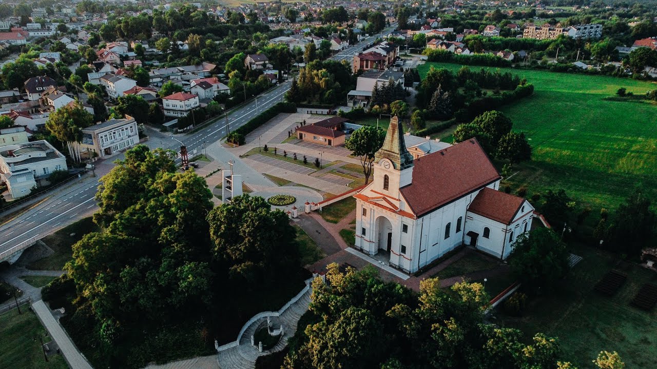 Wyszków o zachodzie słońca