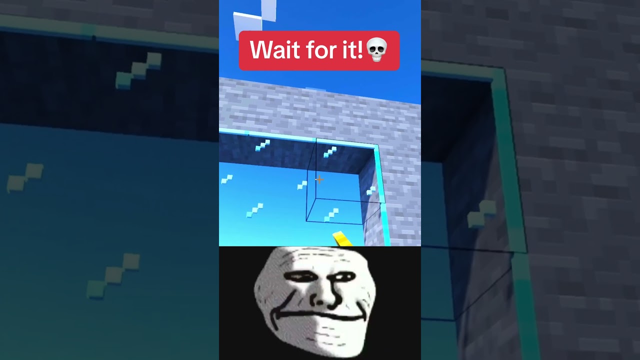 💀One Way Secret Glass! #minecraft #shorts