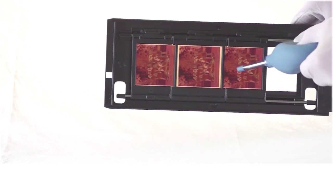 Plustek Support: OpticFilm 120 - How to clean the film before scanning