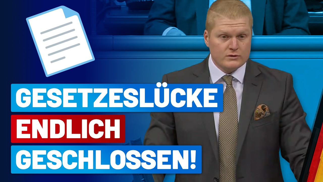 Klimakleber: Dieses Gesetz war lange überfällig! - Christopher Drößler - AfD-Fraktion im Bundestag