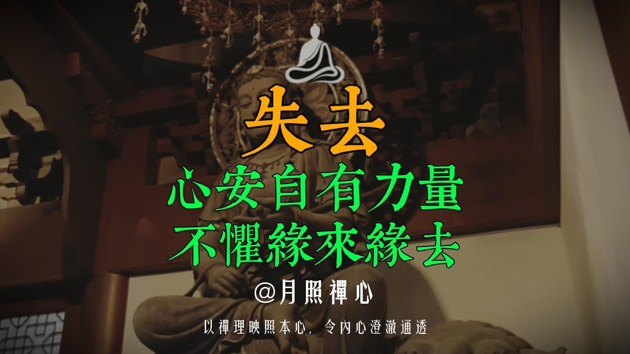 你糾結的所有關係，早已命中注定，原來真正的強大，是不怕失去！佛說「緣起性空」，讀懂徹底解脫。｜月照禅心#修行 #禅意生活 #國學 #心灵感悟 #治癒 #菩提解脫道